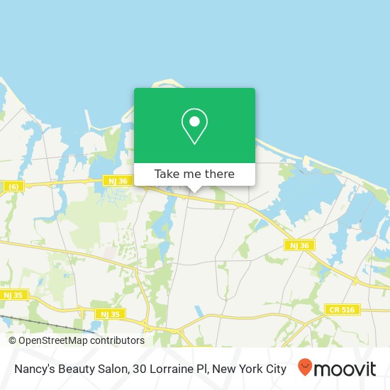 Mapa de Nancy's Beauty Salon, 30 Lorraine Pl