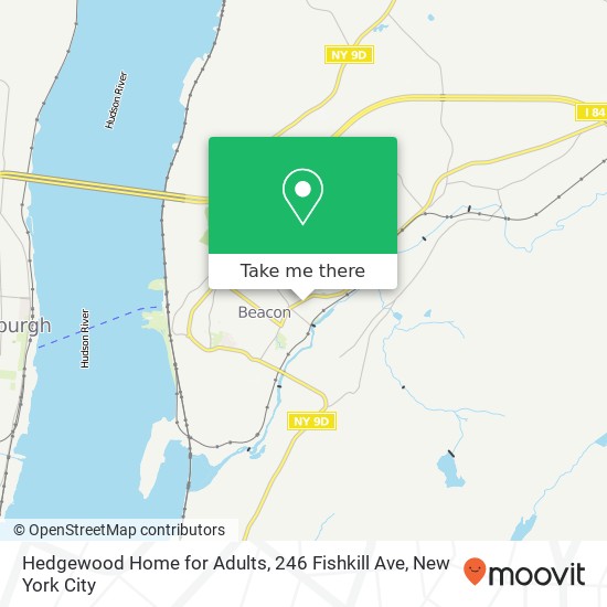 Hedgewood Home for Adults, 246 Fishkill Ave map