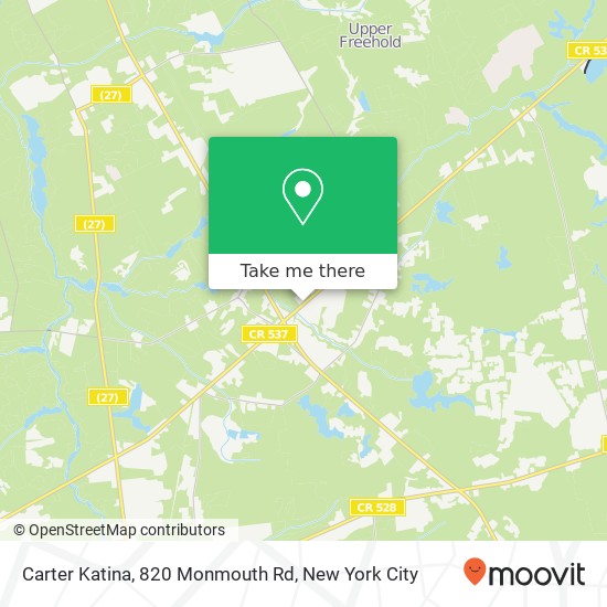 Carter Katina, 820 Monmouth Rd map