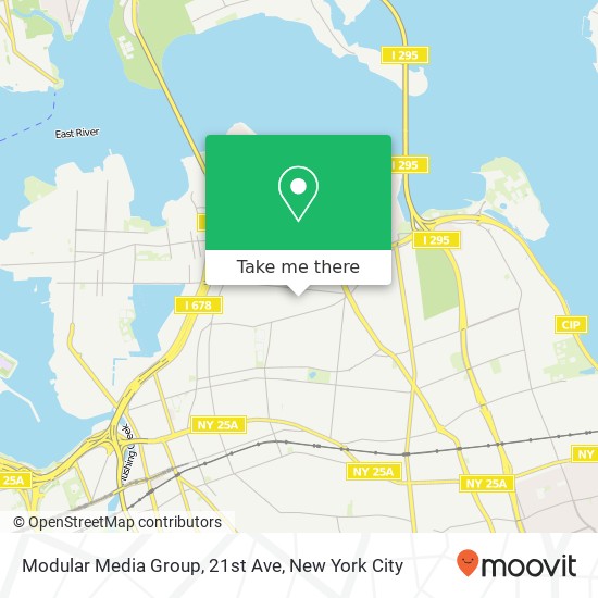 Mapa de Modular Media Group, 21st Ave