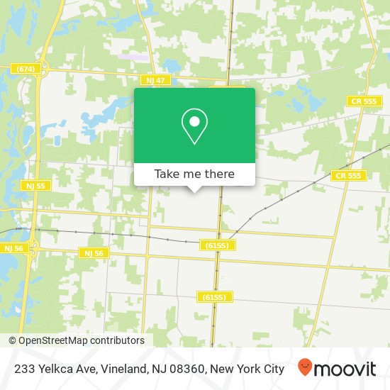 233 Yelkca Ave, Vineland, NJ 08360 map