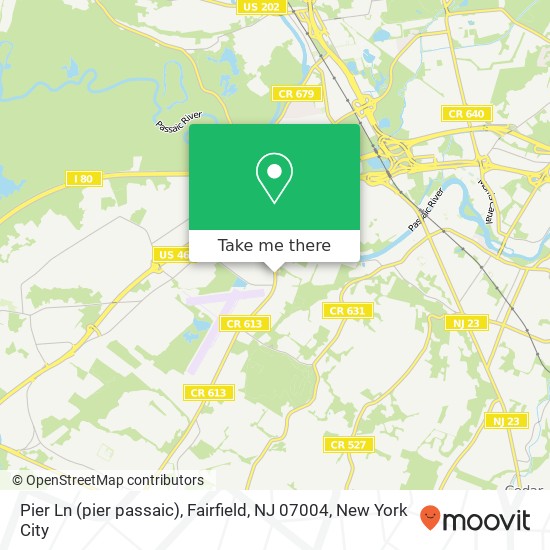 Pier Ln (pier passaic), Fairfield, NJ 07004 map