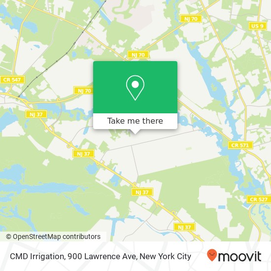 CMD Irrigation, 900 Lawrence Ave map