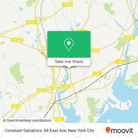 Mapa de Constant Geriatrics, 94 East Ave
