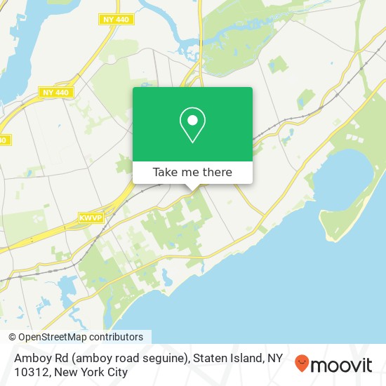 Amboy Rd (amboy road seguine), Staten Island, NY 10312 map