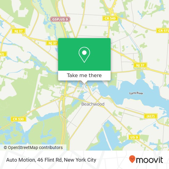 Auto Motion, 46 Flint Rd map