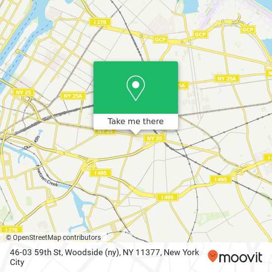 46-03 59th St, Woodside (ny), NY 11377 map