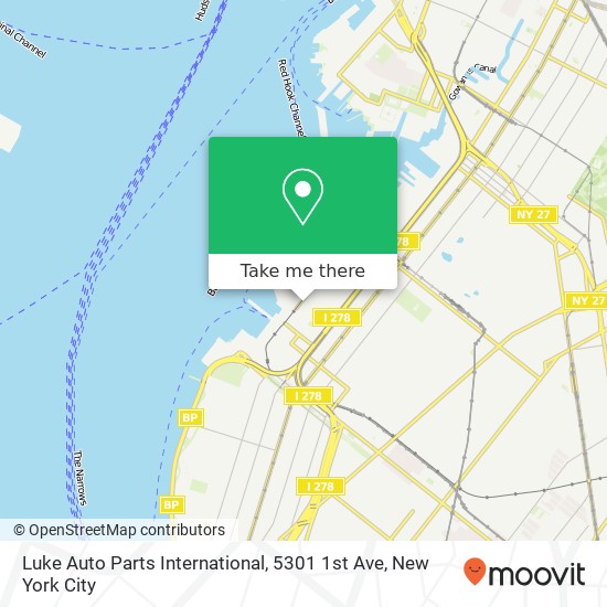 Mapa de Luke Auto Parts International, 5301 1st Ave