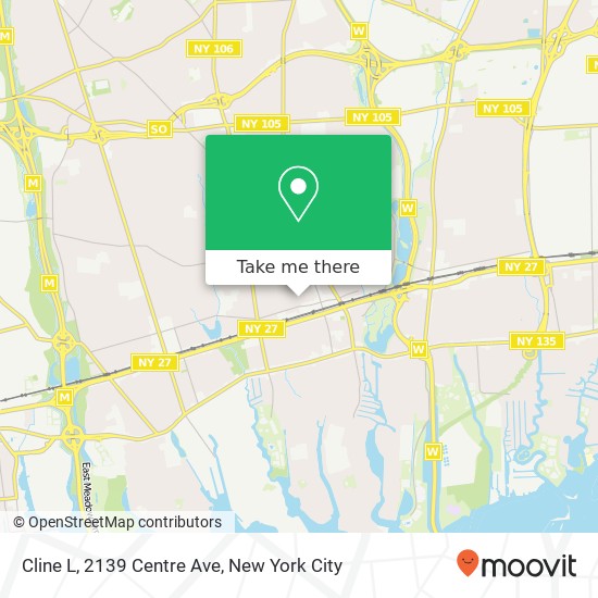 Mapa de Cline L, 2139 Centre Ave