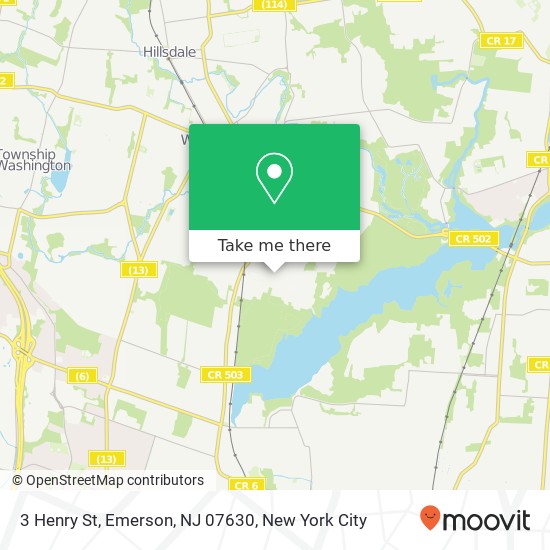 3 Henry St, Emerson, NJ 07630 map