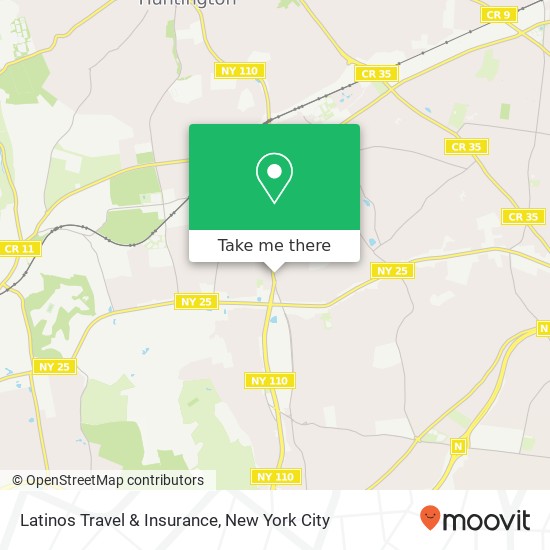 Mapa de Latinos Travel & Insurance