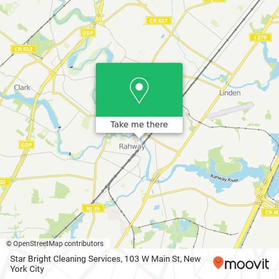 Star Bright Cleaning Services, 103 W Main St map