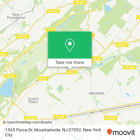 1565 Force Dr, Mountainside, NJ 07092 map