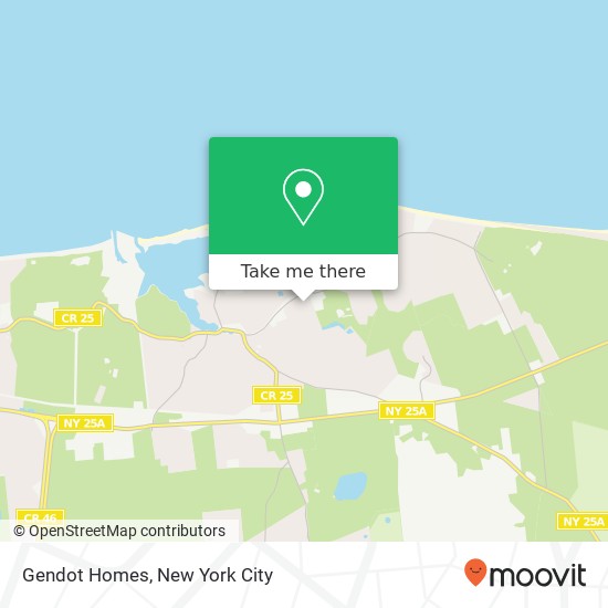 Mapa de Gendot Homes