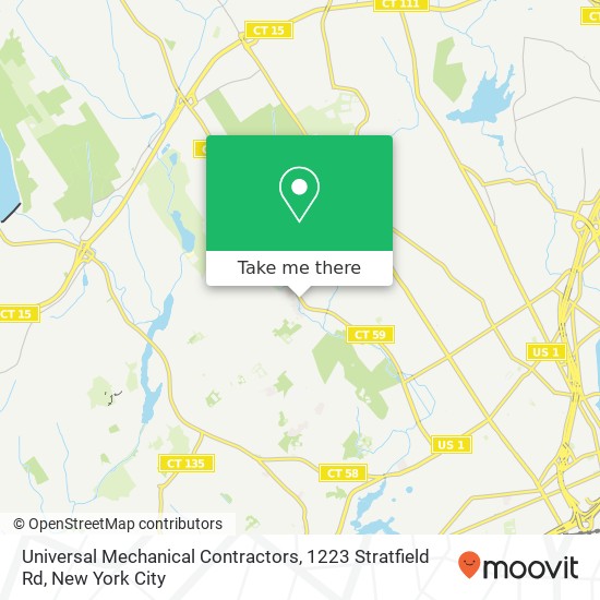 Universal Mechanical Contractors, 1223 Stratfield Rd map