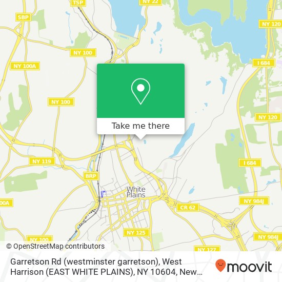 Garretson Rd (westminster garretson), West Harrison (EAST WHITE PLAINS), NY 10604 map