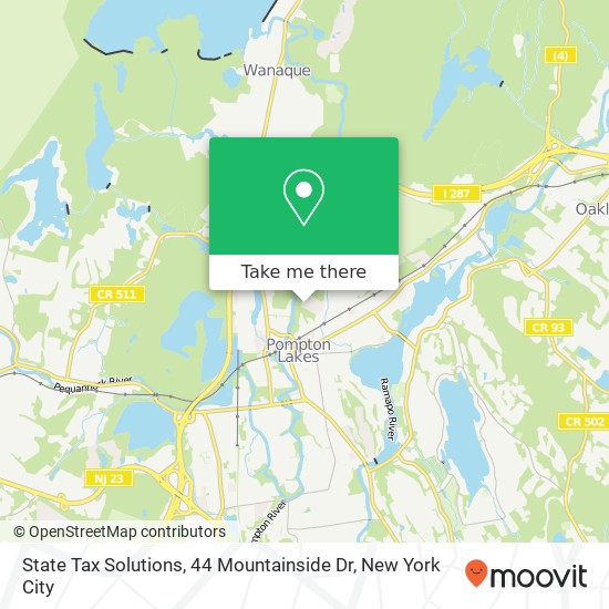 State Tax Solutions, 44 Mountainside Dr map