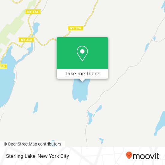 Mapa de Sterling Lake