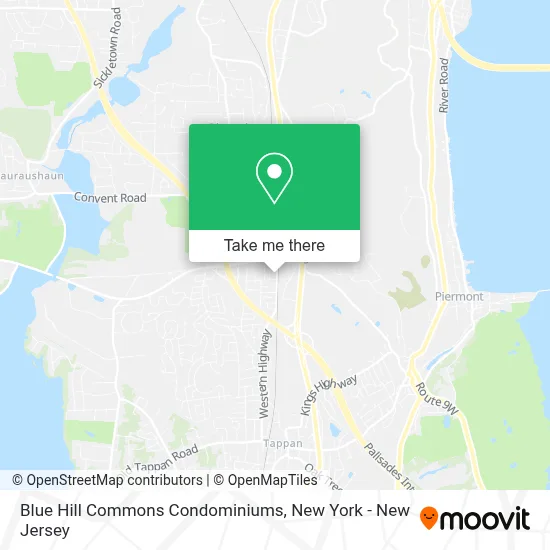Blue Hill Commons Condominiums map