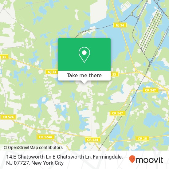 14,E Chatsworth Ln E Chatsworth Ln, Farmingdale, NJ 07727 map