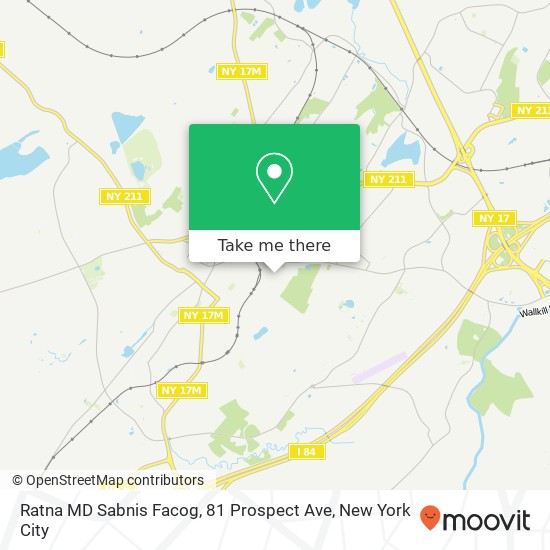 Ratna MD Sabnis Facog, 81 Prospect Ave map