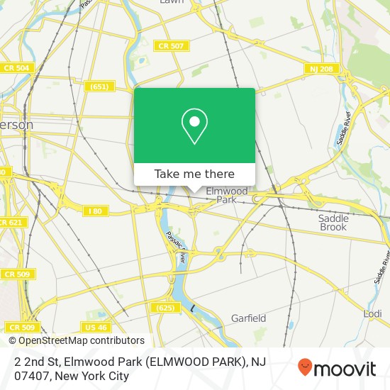 2 2nd St, Elmwood Park (ELMWOOD PARK), NJ 07407 map