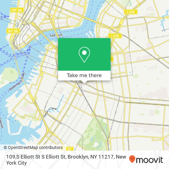 109,S Elliott St S Elliott St, Brooklyn, NY 11217 map