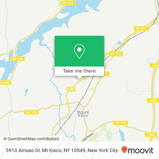 Mapa de 5910 Amuso Dr, Mt Kisco, NY 10549