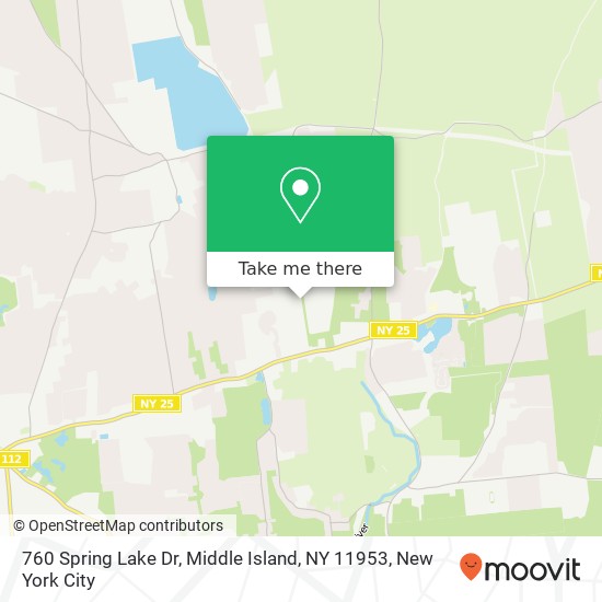 760 Spring Lake Dr, Middle Island, NY 11953 map