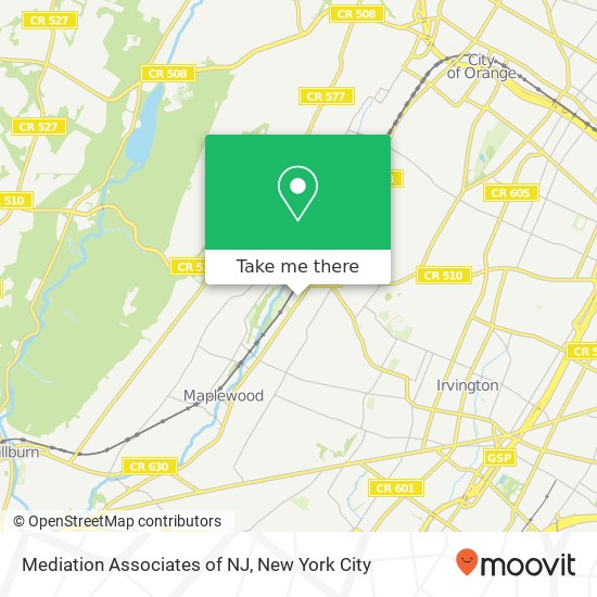 Mediation Associates of NJ map