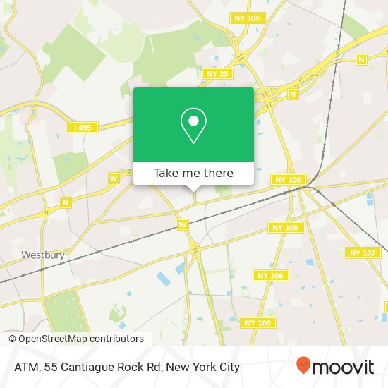 ATM, 55 Cantiague Rock Rd map