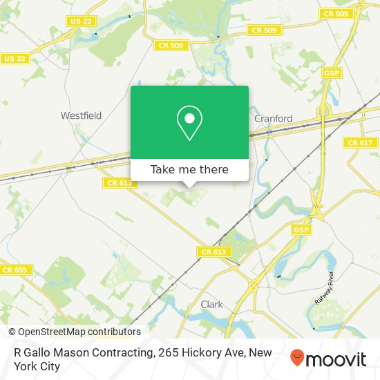 Mapa de R Gallo Mason Contracting, 265 Hickory Ave
