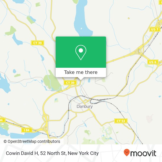 Mapa de Cowin David H, 52 North St
