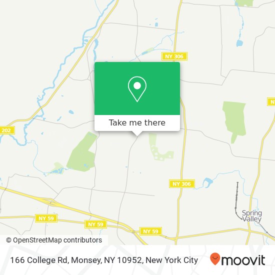 166 College Rd, Monsey, NY 10952 map