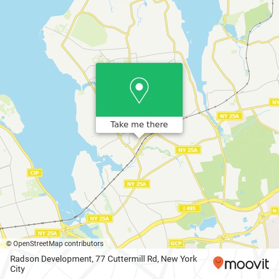 Mapa de Radson Development, 77 Cuttermill Rd