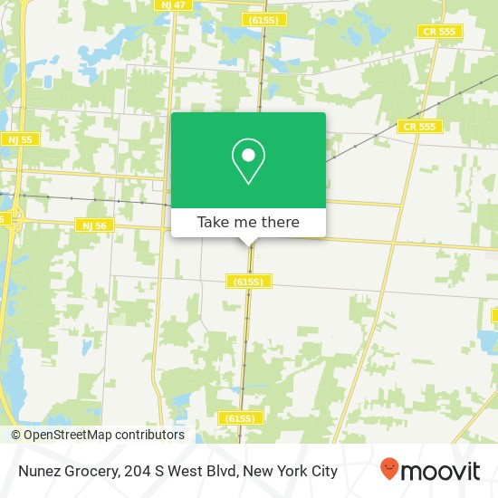 Nunez Grocery, 204 S West Blvd map