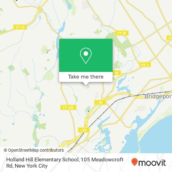 Mapa de Holland Hill Elementary School, 105 Meadowcroft Rd