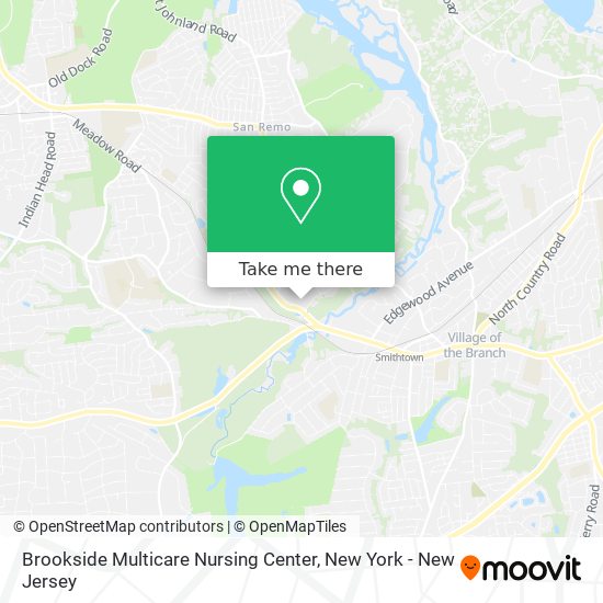 Mapa de Brookside Multicare Nursing Center