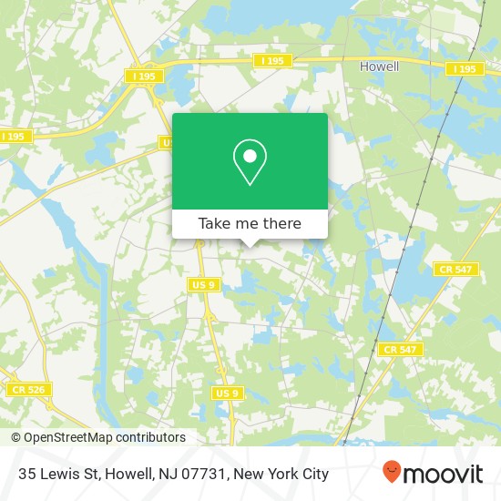 35 Lewis St, Howell, NJ 07731 map