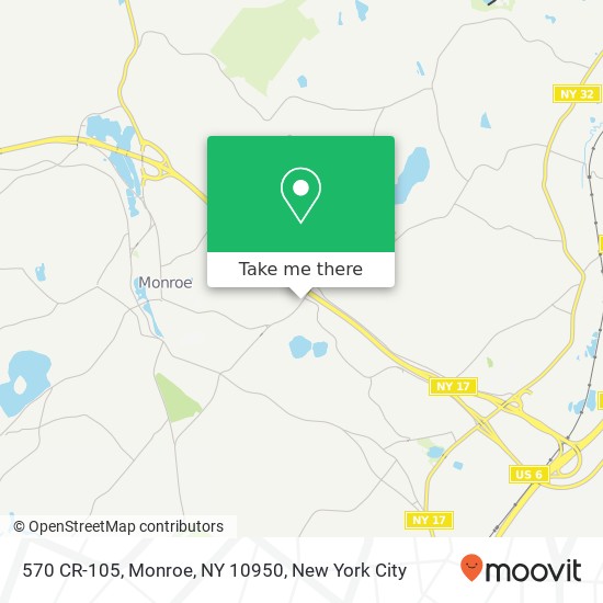 570 CR-105, Monroe, NY 10950 map