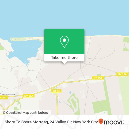 Shore To Shore Mortgag, 24 Valley Cir map