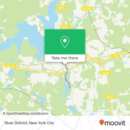 Mapa de River District