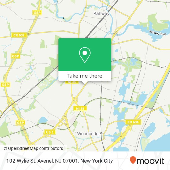 102 Wylie St, Avenel, NJ 07001 map