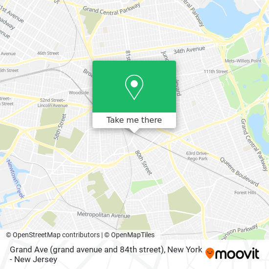 Mapa de Grand Ave (grand avenue and 84th street)