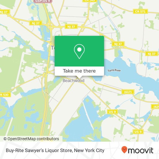 Buy-Rite Sawyer's Liquor Store map