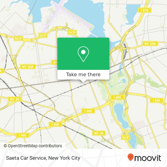 Saeta Car Service map