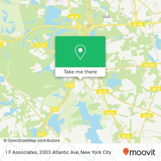 I F Associates, 3303 Atlantic Ave map