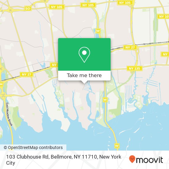 103 Clubhouse Rd, Bellmore, NY 11710 map