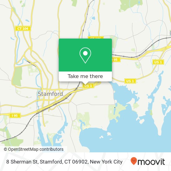 8 Sherman St, Stamford, CT 06902 map