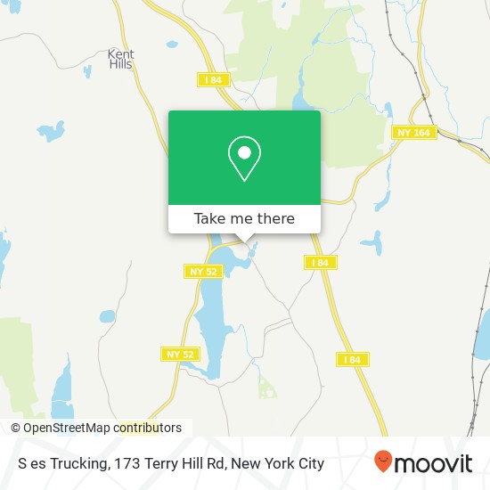 Mapa de S es Trucking, 173 Terry Hill Rd